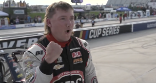 Brenden Queen’s Victory Lane interview at Dover Motor Speedway